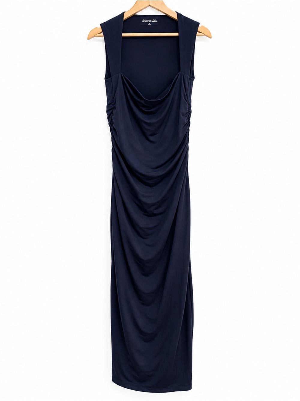 Abercrombie & Fitch Maxi Dress Large Tall Black NWT